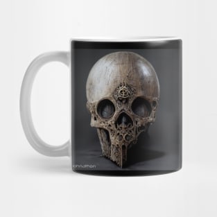 GOTHIC ANCIENT WARRIOR SKULL AI DIGITAL ORIGINAL ARTWORK Mug